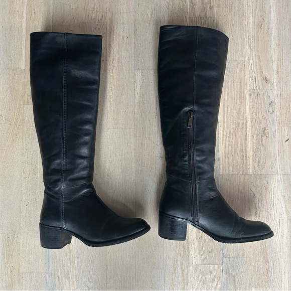 🇮🇹 Italian Tall Leather Boots 36 - Picture 2 of 13
